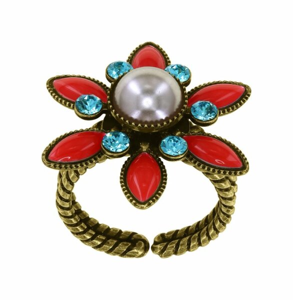 Konplott - Margarita - multi, antique brass, ring