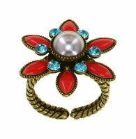 Konplott - Margarita - multi, antique brass, ring