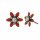 Konplott - Margarita - multi, antique brass, earring stud