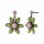 Konplott - Margarita - multi, antique brass, earring stud dangling