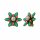 Konplott - Margarita - multi, antique brass, earring clip