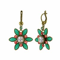 Konplott - Margarita - multi, antique brass, earring...