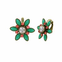 Konplott - Margarita - multi, antique brass, earring...