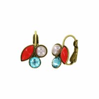 Konplott - Margarita - multi, antique brass, earring...