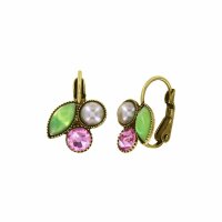 Konplott - Margarita - multi, antique brass, earring...