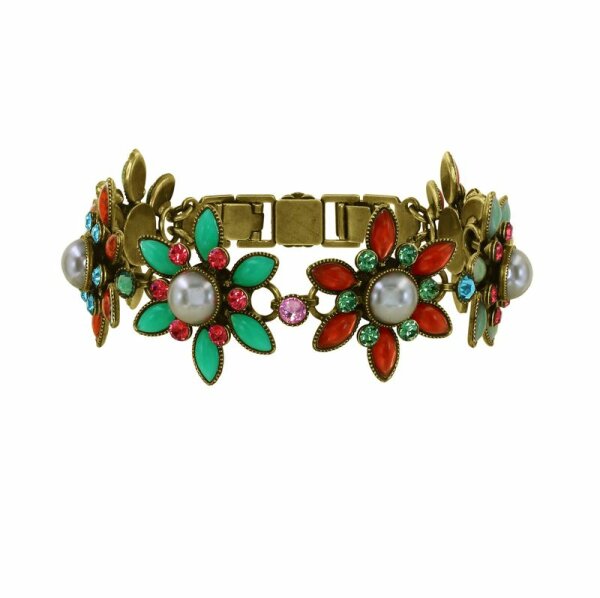 Konplott - Margarita - multi, antique brass, bracelet