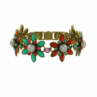 Konplott - Margarita - multi, antique brass, bracelet