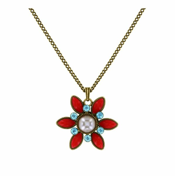 Konplott - Margarita - multi, antique brass, necklace pendant