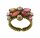 Konplott - Margarita - Beige / Rosa, Antikmessing, Ring