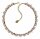 Konplott - Margarita - beige/pink, antique brass, necklace