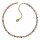 Konplott - Margarita - beige/pink, antique brass, necklace