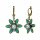 Konplott - Margarita - green, antique brass, earring dangling