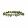 Konplott - Margarita - green, antique brass, bracelet