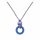 Konplott - Kaleidotropical - blue, Light antique silver, necklace pendant