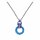 Konplott - Kaleidotropical - blue, Light antique silver, necklace pendant