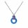 Konplott - Kaleidotropical - blue, Light antique silver, necklace pendant
