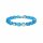 Konplott - Cubes - blue, antique silver, bracelet elastic