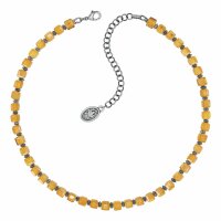 Konplott - Cubes - yellow, antique silver, necklace