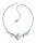 Konplott - Artdecode - white, antique silver, necklace
