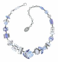 Konplott - Artdecode - white, antique silver, necklace...