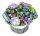 Konplott - Artdecode - pastel multi, antique silver, ring