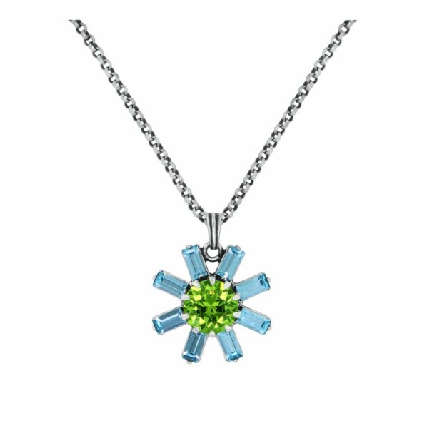 Konplott - Artdecode - pastel multi, antique silver, necklace pendant