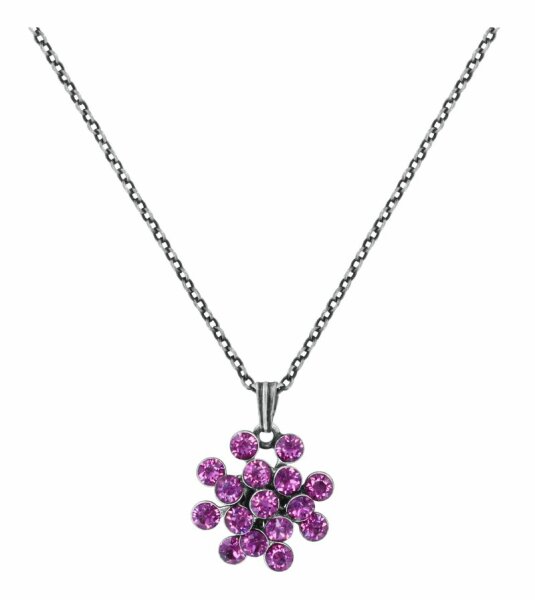 Konplott - Magic Fireball - lila, antique silver, necklace pendant, Mini Size