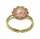 Konplott - 70s Circle - Rosa, glänzendes Messing, Ring