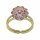 Konplott - 70s Circle - Lila, glänzendes Messing, Ring