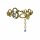 Konplott - Rings & Rhythm - brass, light antique brass, bracelet