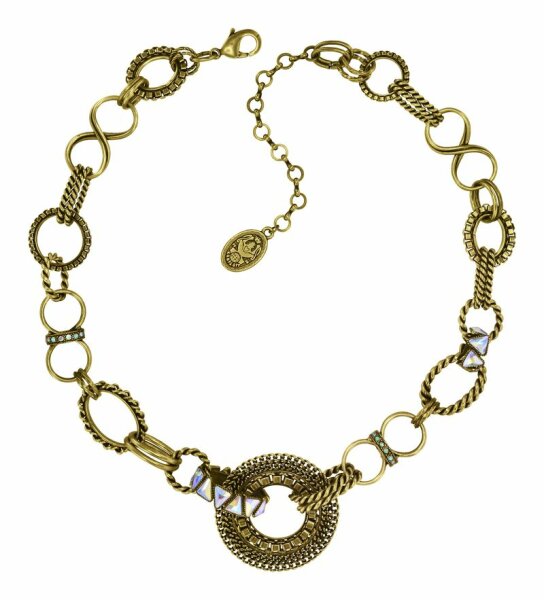 Konplott - Rings & Rhythm - brass, light antique brass, necklace