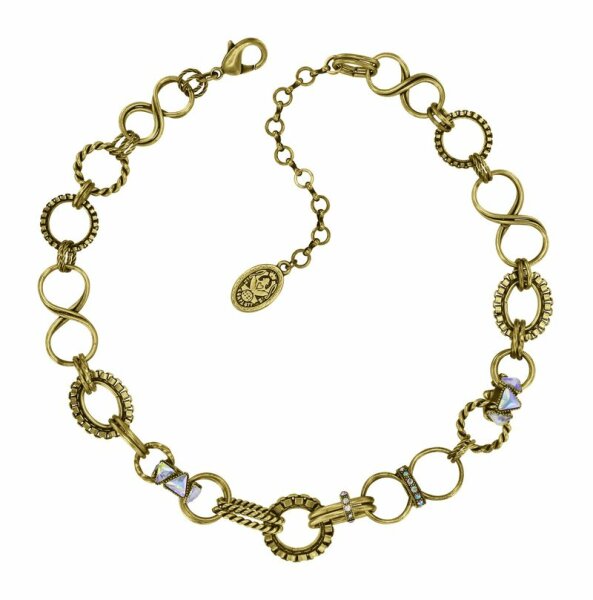 Konplott - Rings & Rhythm - brass, light antique brass, necklace