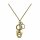 Konplott - Rings & Rhythm - brass, light antique brass, necklace pendant, long