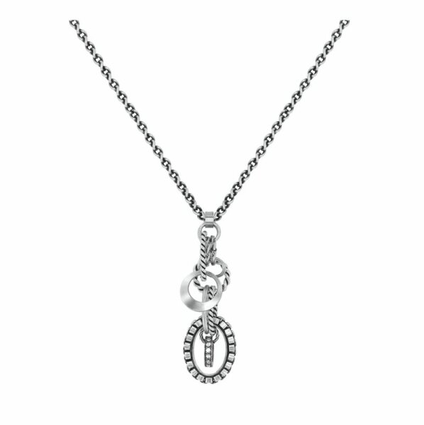 Konplott - Rings & Rhythm - silver, light antique silver, necklace pendant