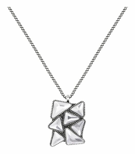 Konplott - Jumping Angles - silver, light antique silver, necklace pendant