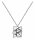 Konplott - Jumping Angles - silver, light antique silver, necklace pendant
