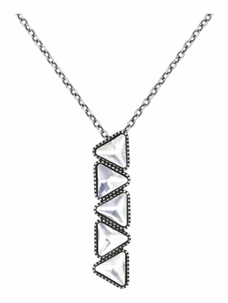 Konplott - Jumping Angles - silver, light antique silver, necklace pendant