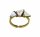 Konplott - Jumping Angles - brass, light antique brass, ring