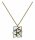 Konplott - Jumping Angles - brass, light antique brass, necklace pendant