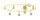 Konplott - Tutui Collection - beige, crystal golden shadow, shiny brass, bracelet