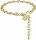 Konplott - Magic Fireball - beige, crystal golden shadow, shiny brass, bracelet Classic Size