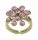 Konplott - Magic Fireball - pink, vintage rose, shiny brass, ring Classic Size
