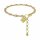 Konplott - Magic Fireball - pink, vintage rose, shiny brass, bracelet Mini Size