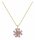 Konplott - Magic Fireball - pink, vintage rose, shiny brass, necklace pendant, Mini Size