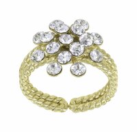 Konplott - Magic Fireball - white, crystal, shiny brass,...