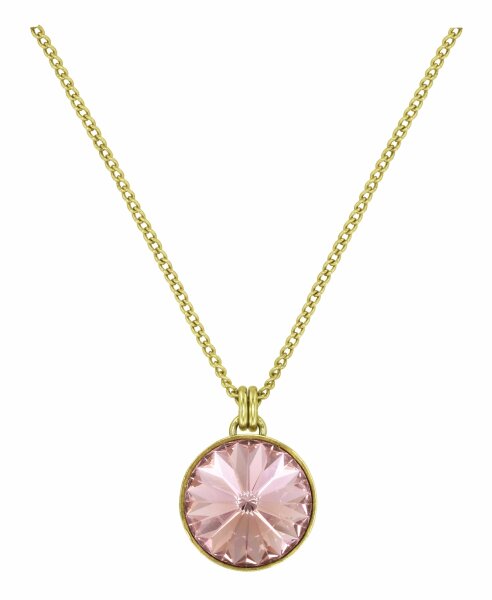 Konplott - Rivoli - Rosa, Alt Rosa, glänzendes Messing, Halskette mit Anhänger