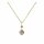 Konplott - Pearl Shadow - beige, crystal golden shadow, shiny brass, necklace pendant
