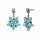 Konplott - Sabrina Vintage - blue, Color 1, antique brass, earring stud dangling