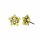 Konplott - Sabrina Vintage - Gelb, Color 3, Antikmessing, Ohrringe mit Stecker