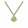 Konplott - Sabrina Vintage - yellow, Color 3, antique brass, necklace pendant